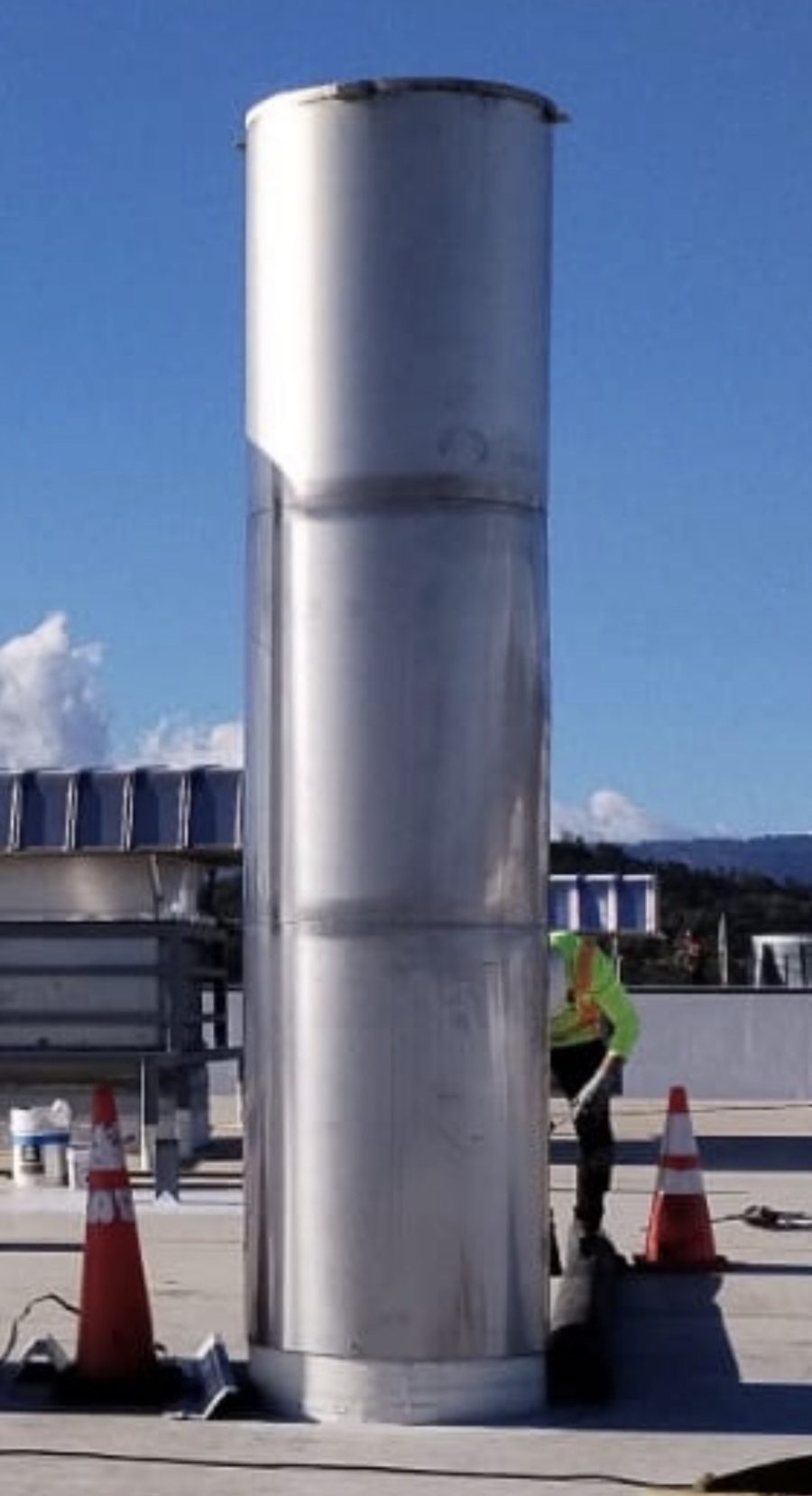 Chimenea inoxidable